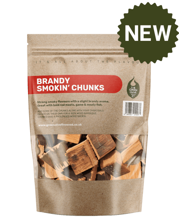 5 Litre Bag of Brandy Smoking Wood Chunks