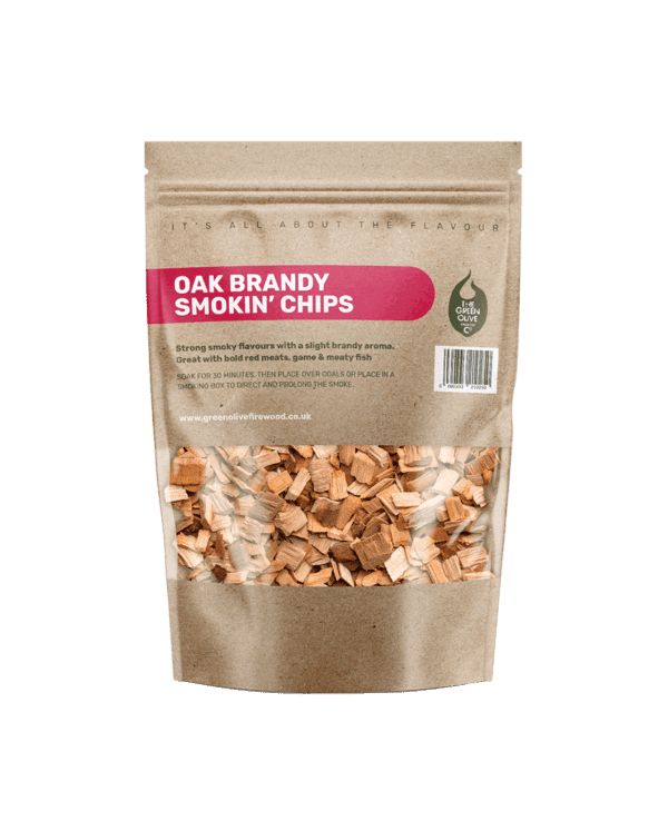 Bag of Oak Brandy Smoking Chips
