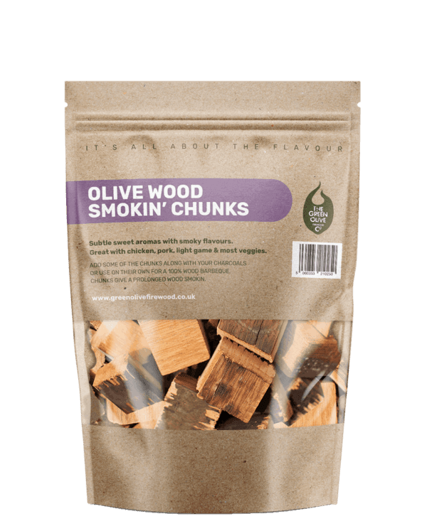 5 Litre Bag of Olive Wood Smoking Chunks