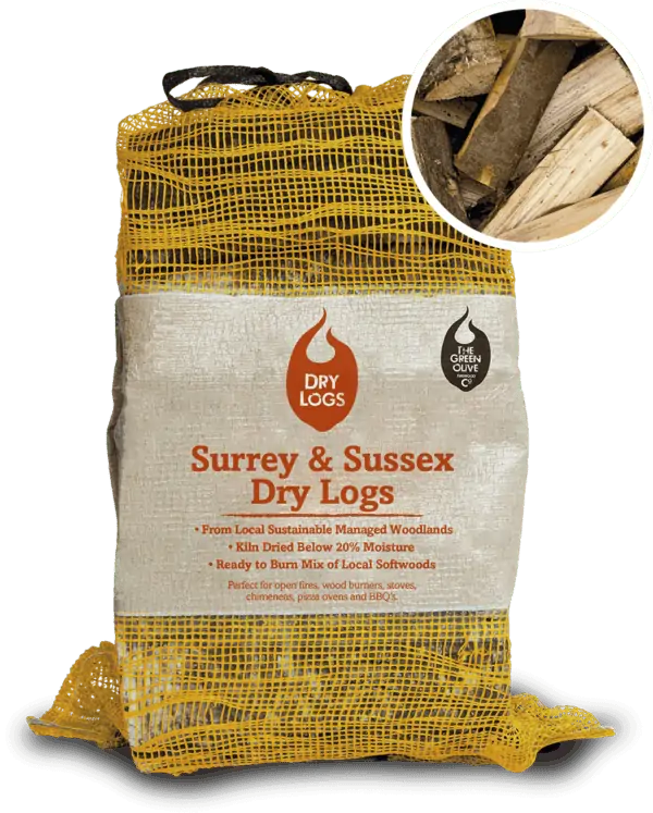 Large Bag of Surrey and Sussex Dry Firelogs